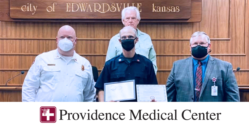 Providence recognizes Edwardsville police and fire departments