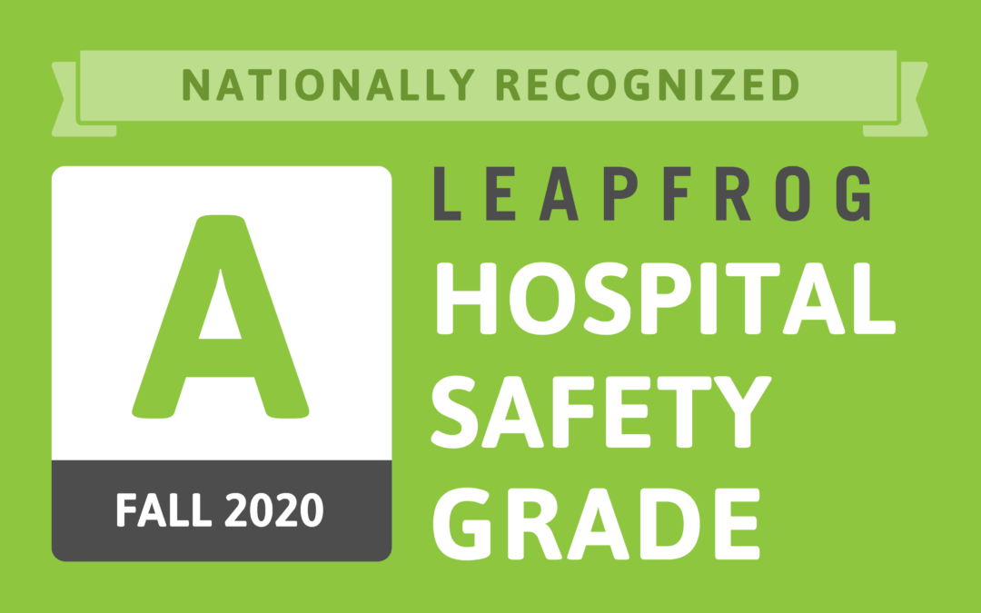 Nationally recognized leapfrog hospital safety grade